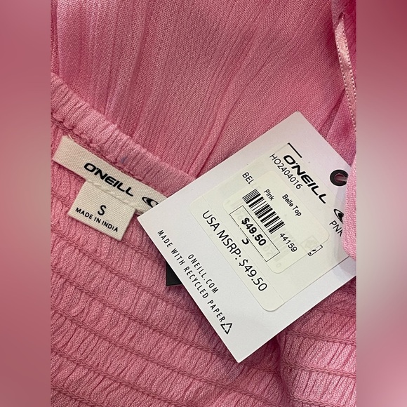 O'NEILL BELLE TOP PINK NWT SMALL - Picture 10 of 10